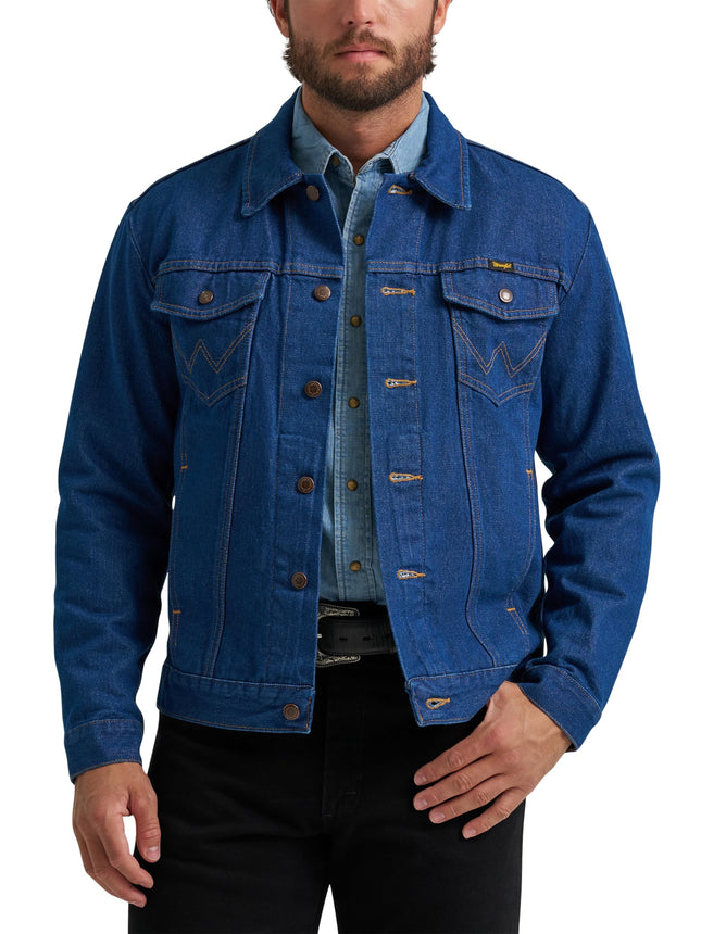 Wrangler Men's Cowboy Cut Western Unlined Denim Ja