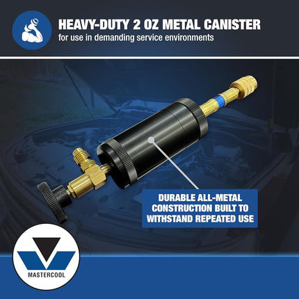 MASTERCOOL 82375 R134A Oil Injector, Silver