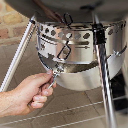 Weber One-Touch Cleaning System Set, Suitable for 57 cm Charcoal Barbecues