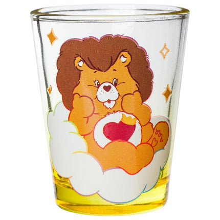 Silver Buffalo Care Bears Cousins, 4 Pack Mini Glass Set, 1.5oz