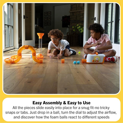 Tomy Fat Brain Toys The Original Air Toobz 3+, Air-Powered STEM Building Toys for Kids and Teens | Air Tube Science Experiments for Ages 3 Years & Older