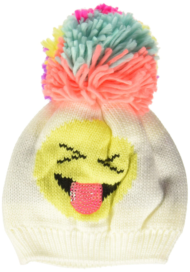 The Children's Place Bonnet graphique pour fillettes, neige, L/XL (8 ans et plus)