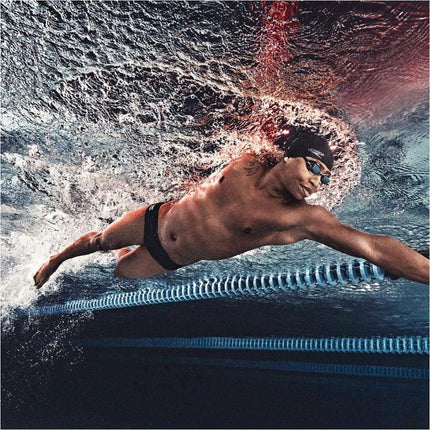 Speedo Calzoncillo sólido de licra para hombre, zafiro, 30