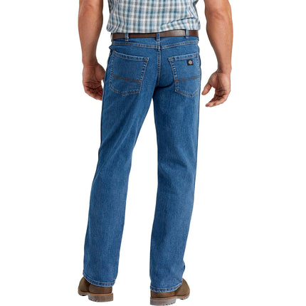 Dickies Men's Flex Carpenter Denim Pant Jeans, Stonewashed Indigo Blue, 32W x 34L