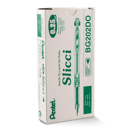 Pentel Arts Slicci 0.25 mm Extra Fine Gel Pen, Gre