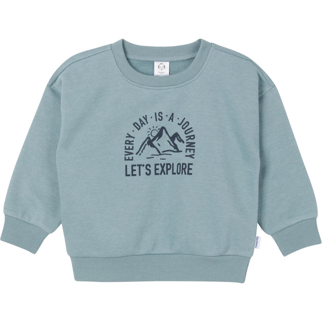 Gerber Baby Niños Pequeños Conjunto de Sudadera y Pantalón de Chándal de Forro Polar de 2 Piezas, Azul Medio, 3T, Azul Medio, 3T