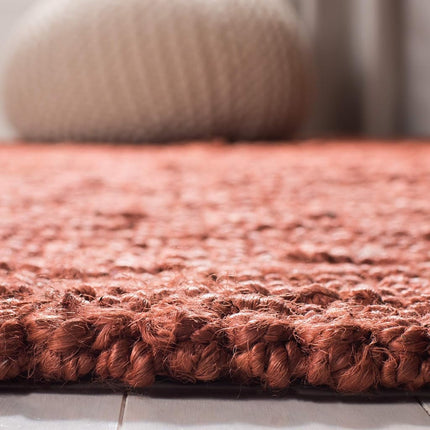Safavieh Natural Fiber Indoor Hand Made Rectangle Area Rug, Natural Fiber Collection, NF447, in Rust, 91 X 152 cm for Living Room, Bedroom or Any Indoor Space