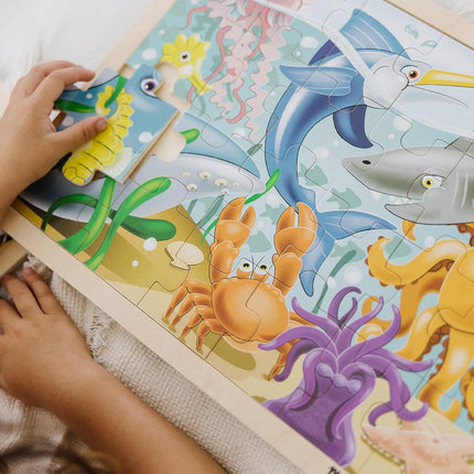 Melissa & Doug 2938 Under the Sea Jigsaw- 24 pc