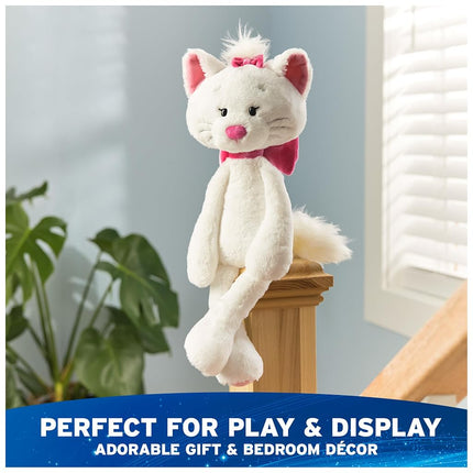 GUND Disney Peluche oficial de Marie Toothpick, animal de peluche de la gata de Los Aristogatos para mayores de 1 año, blanco, 15 pulgadas