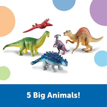 Learning Resources Jumbo Dinosaurs Set 2 Multicoloured LER0837