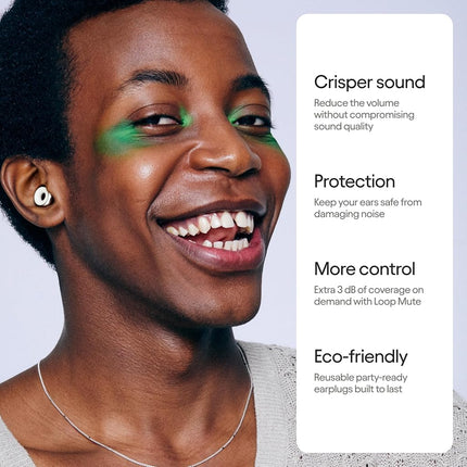 Loop Experience 2 Plus Ear Plugs - Stylish Certified Protection + Mute