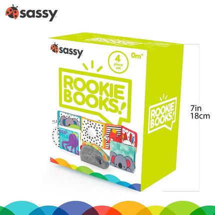 Sassy Baby Rookie Books - 4pcs - 2m+