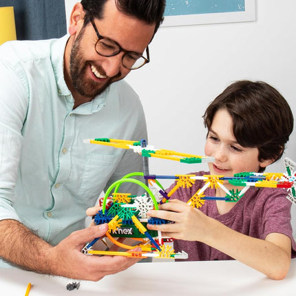K'NEX | Power and Play Motorised Building Set | Educational Toys for Kids, 529 Piece Stem Learning Kit, Engineering for Kids, Fun and Building Construction Toys Ages 7+ | Basic Fun 23012