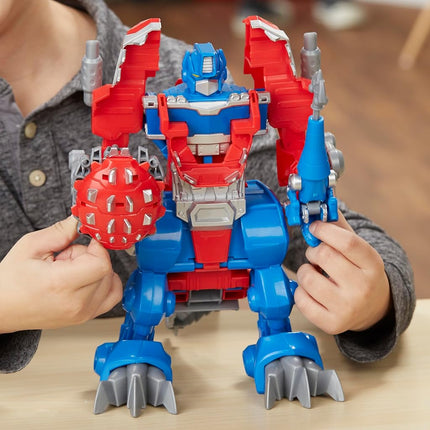 Transformers Rescue Bots Knight Watch Optimus Prime, Playskool Heroes Action Figure Toy (Amazon Exclusive)