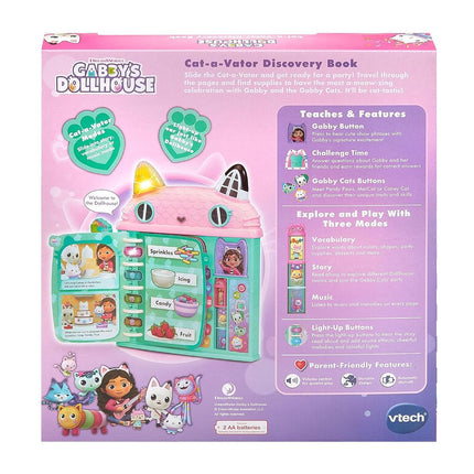 VTech Gabby’s Dollhouse Cat-a-Vator Discovery Book