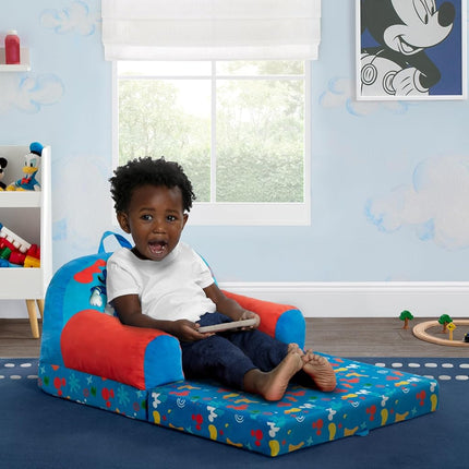 Delta Children Kids Folding Chair, Foam and fabric, Mickey Mouse
