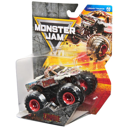 Monster Jam, Official Zombie Monster Truck, Die-Cast Vehicle, 1:64 Scale, Toys for Kids Ages 3 and Up
