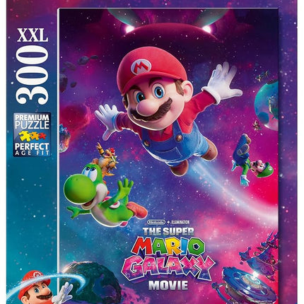 Ravensburger Super Mario Galaxy Movie Puzzle – 300 Piece XXL Jigsaw for Kids Ages 9+, Large Format, Durable Pieces