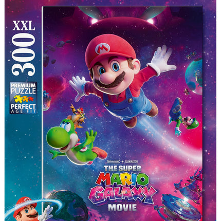 Ravensburger Super Mario Galaxy Movie Puzzle – 300 Piece XXL Jigsaw for Kids Ages 9+, Large Format, Durable Pieces