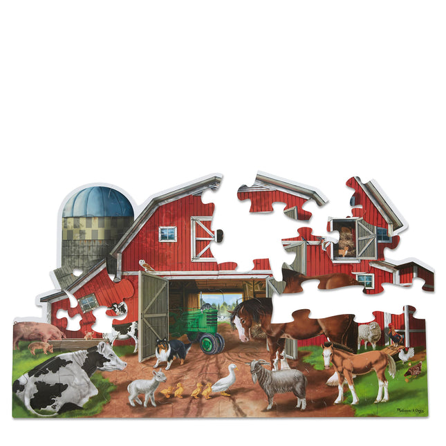 Busy Barn Shaped Floor Puzzle (32 Pieces): Busy Ba