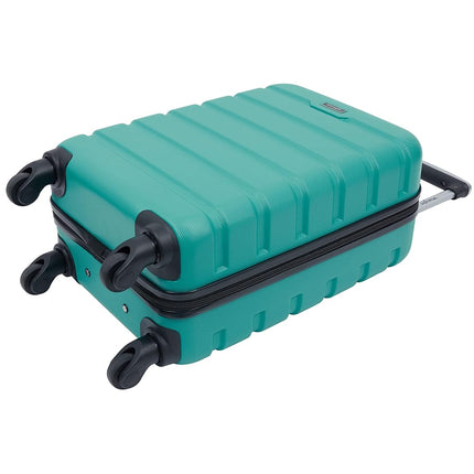 Wrangler Hardside Carry-on Spinner Luggage, Teal, Carry-On 20-Inch, Hardside Carry-on Spinner Luggage
