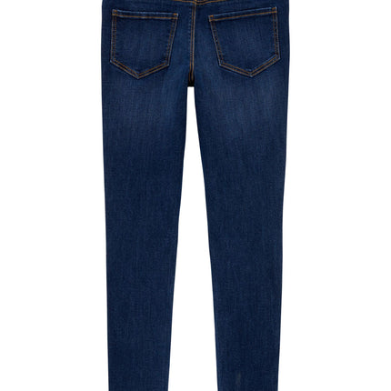 OshKosh B'Gosh Girls' Skinny Fit Jeans, Marine Blue Wash, 14 Years