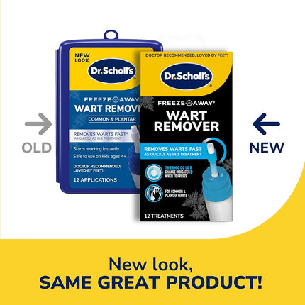 Dr. Scholl�s FreezeAway Wart Remover, 12 Applications // Doctor-Proven Treatment to Rapidy Freeze and Remove Common and Plantar Warts