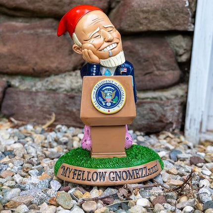 BigMouth Inc Sleepy Biden Garden Gnome Statue, Outdoor Lawn & Yard Figurine Sculpture Decorations, Funny Political Gag Gift