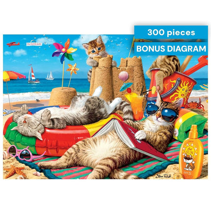 Buffalo Games - Steve Read - Beachcombers - 300 Piece Jigsaw Puzzle For Adults -Challenging Puzzle Perfect for Game Nights - Finished Size is 21.25 x 15.00