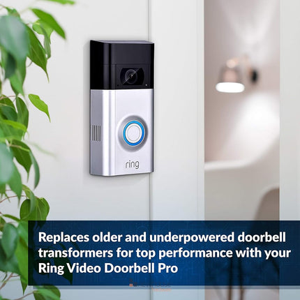 Newhouse Hardware 30TR Doorbell Transformer, 16v 30va, Compatible with Ring Pro, UL Certified
