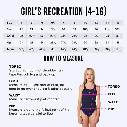 Speedo Big Girls Cross Back Splice 1 Piece, Navy, 12