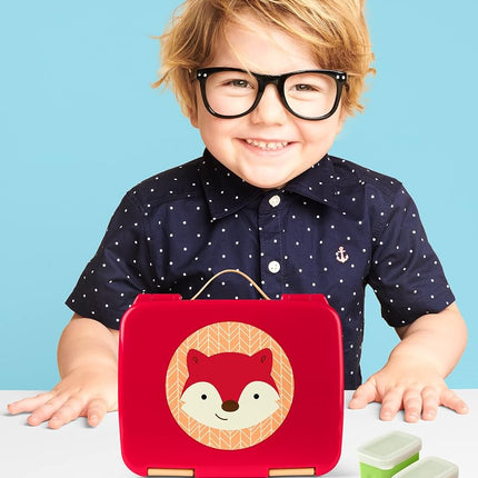 Skip Hop Kids Bento Lunch Box, Ages 3+, Zoo Fox