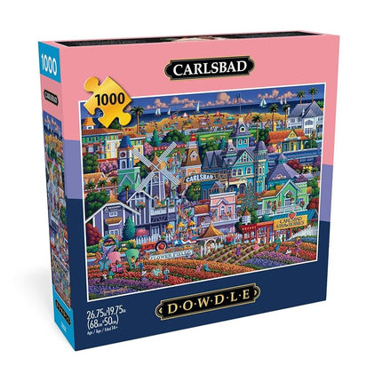 Buffalo Games - Dowdle - Carlsbad - 1000 Piece Jigsaw Puzzle for Adults Challenging Puzzle Perfect for Game Nights - Finished Puzzle Size is 26.75 x 19.75