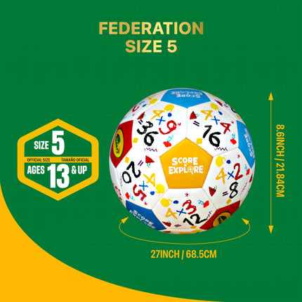Crayola Official Soccer Ball - Unisex Kids - CRAY88BL Multiplication Size 5