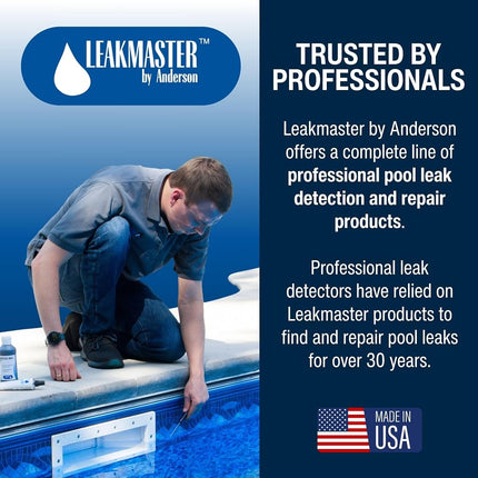 Leakmaster BLUEDYE8OZ Pool DYE Leak Detection, Blue
