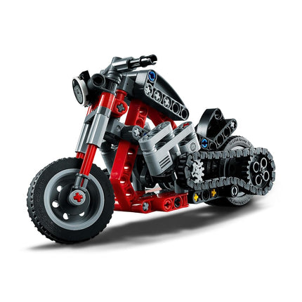 LEGO Technic Motorcycle 42132 Model Building Kit; Give Kids a Treat with This Motorcycle Model; 2-in-1 Toy for Kids Aged 7+ (163 Pieces)