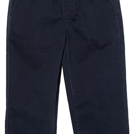 The Children's Place Pantalon chino extensible pour garçon, Bleu marine, 16