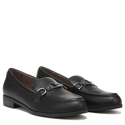 Dr. Scholl's Shoes Women's Rate Adorn Loafer, Black Smooth, 7.5 UK