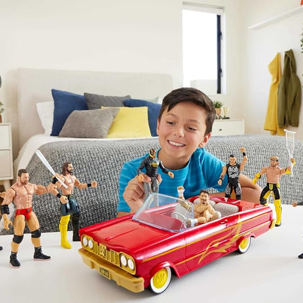 Mattel WWE Toy Vehicle & Rey Mysterio Action Fgure Set
