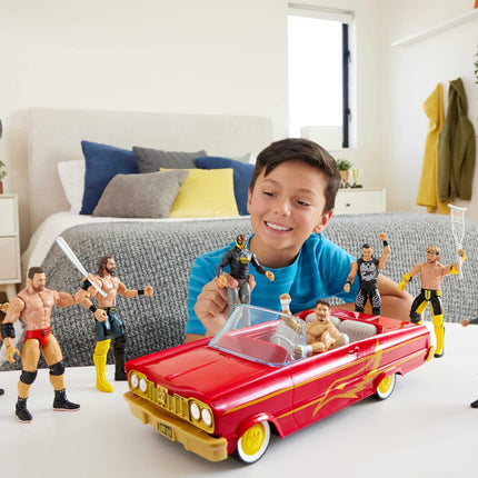 Mattel WWE Toy Vehicle & Rey Mysterio Action Fgure Set