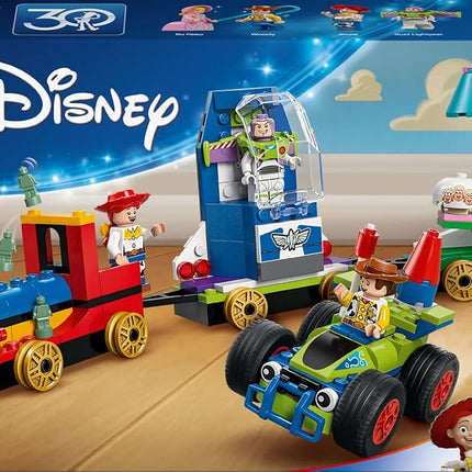 LEGO® Disney and Pixar’s Toy Story Celebration Train & RC Car 43264 Building Playset, 4 Movie Characters for Kids, Construction Set Toy-Giving Idea for Girls, Boys and Fans Aged 4 Years Old and up