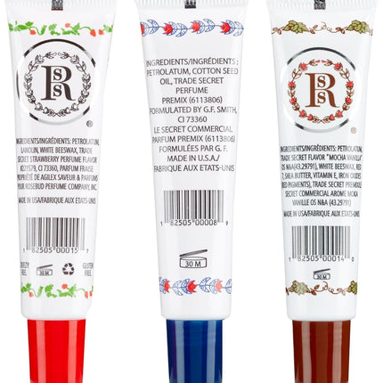 Rosebud Medley of Lip Balm Tubes, 0.5 Ounce each