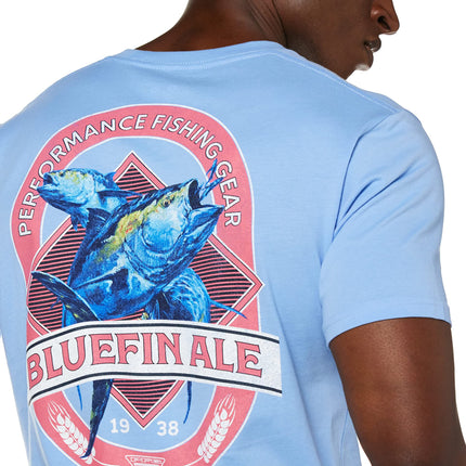 Columbia Apparel Men's PFG Graphic T-Shirt Shirt, White Cap/Flint, Small