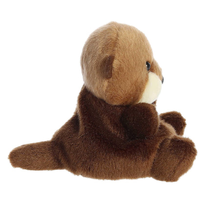 Aurora Adorable Palm Pals Selena Sea Otter Stuffed Animal - Pocket-Sized Fun - On-The-Go Play - Brown 5 Inches
