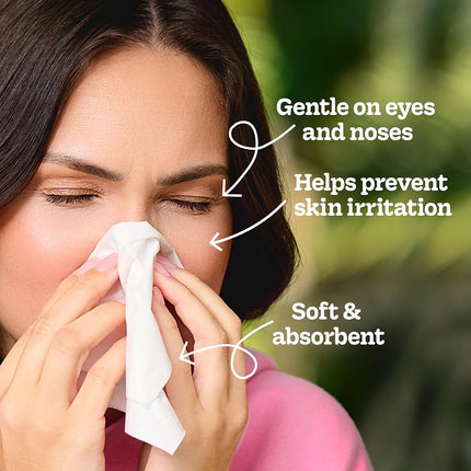 Ultra Soft Facial Tissues, 3 Flat Boxes, 120 Tissues per Box, 3-Ply (360 Total Tissues), Packaging May Vary