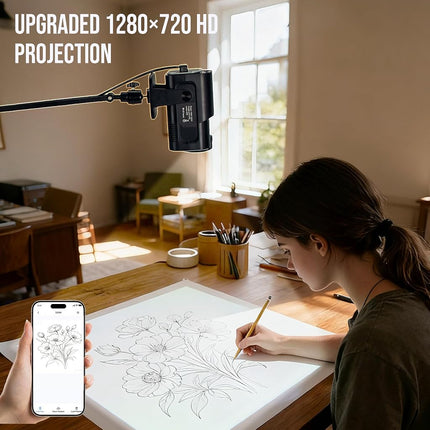 HI-REEKE Art Projector for Tracing, Smart Sketcher Drawing Projector Image on Wall and Canvas for Artists1