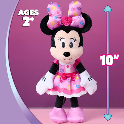 Just Play Minnie Mouse Small Plush - Pet Hotel Minnie, Kids Toys for Ages 2 Up