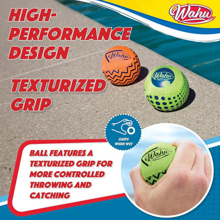 Wahu Super Grip Skimball 2-Pack Green/Orange