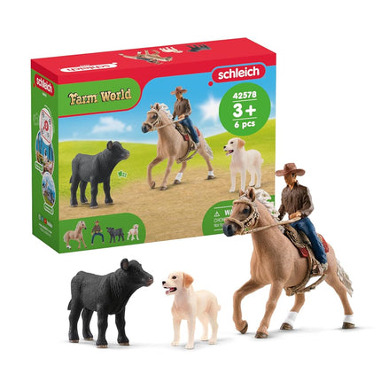 Schleich Farm World - 6Pc Western Riding Adventure