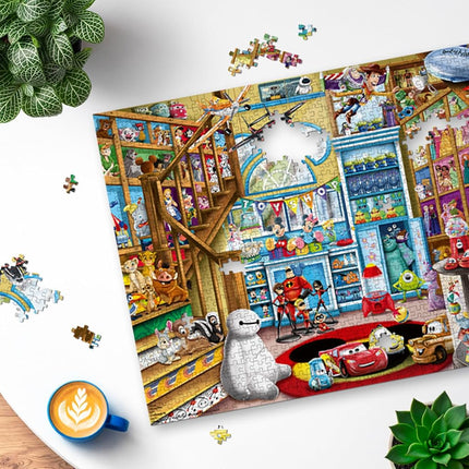 Ravensburger Disney Pixar Toy Store 1000 Piece Jigsaw Puzzle, Adult Puzzle with Disney and Pixar Characters, 70 x 50 cm, Ages 12 Years and Up
